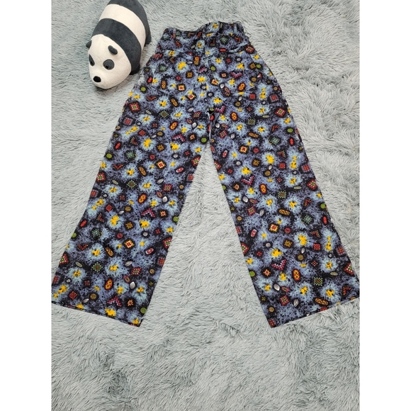 live in color Pants - Rare colorfull high waist palazzo pants